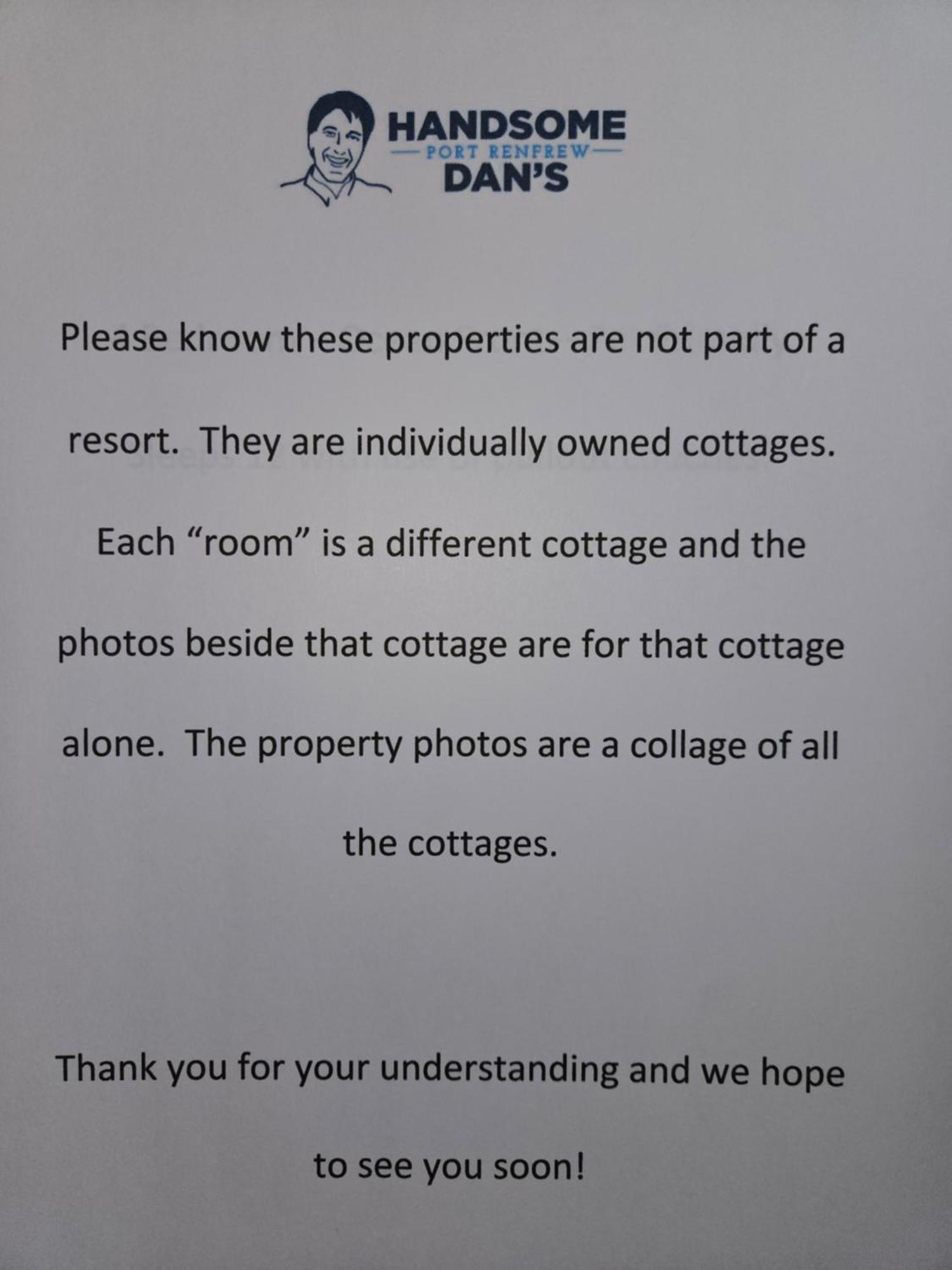 Handsome Dan'S Vacation Cottage Rentals Port Renfrew Esterno foto